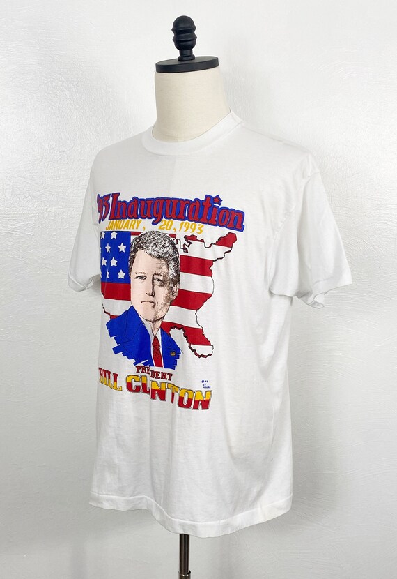 1990s Bill Clinton T Shirt - Bill Clinton Inaugur… - image 6