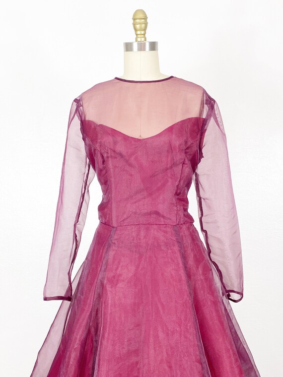 GownTown Women's 1950s Fit & Flare Cocktail Dress | Knee-Length With Pockets, Handmade Polyester/Spandex - View #4