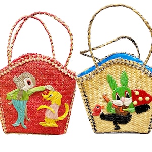 Wicker Animal Purse - Vintage Purse - Wicker Purse