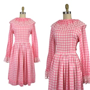 1960s Dress - Garden Party Dress - 1960s Day Dress - Size Large