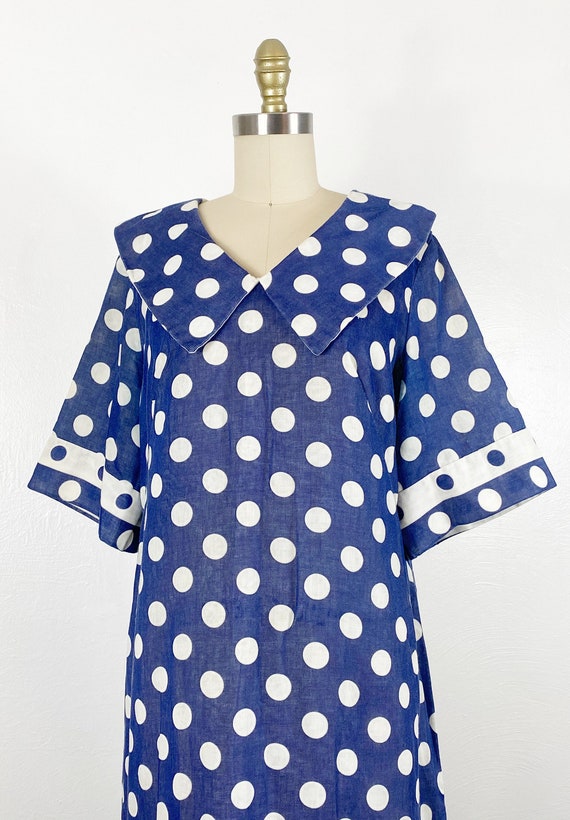 1960s Dress - 1960s Day Dress - 1960s Polkadot Dr… - image 7