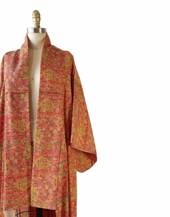 Vintage Japanese Kimono - Vintage Kimono - Floral… - image 3