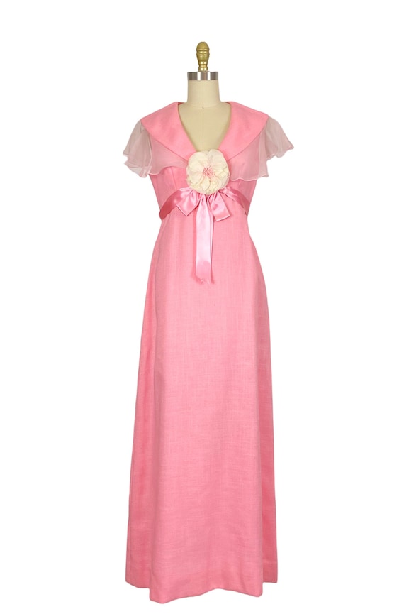 1960s Mollie Parnis Gown - 1960s Pink Gown - 1960… - image 2