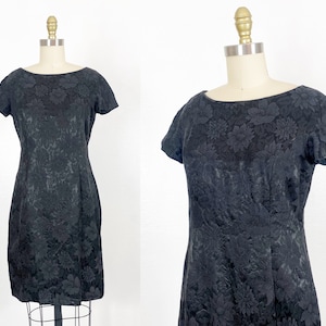 1960s Cocktail Dress - 1960s Lord And Taylor Dress - 1960s Party Dress - Size Large