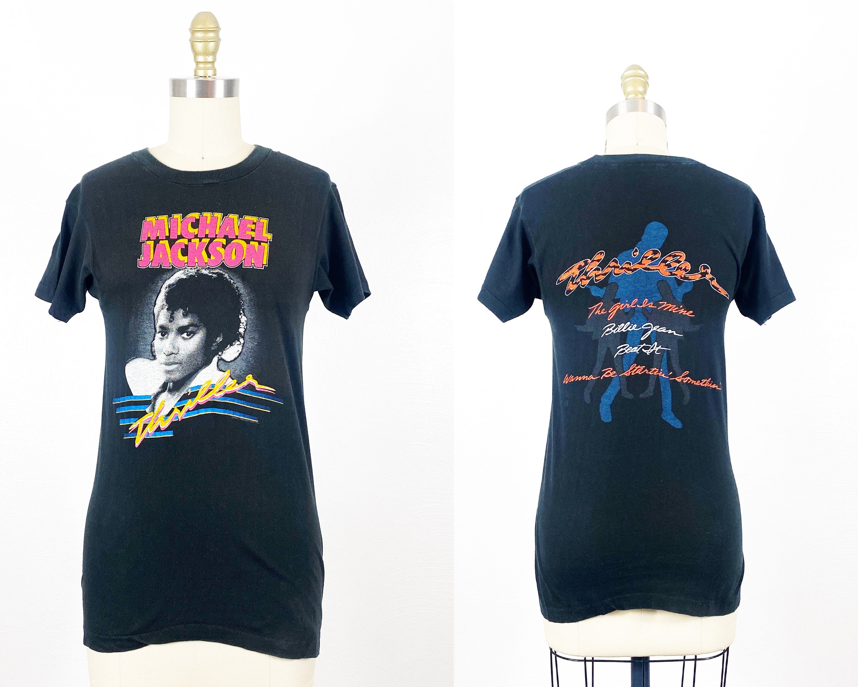 1980s Michael Jackson T Shirt - Thriller T Shirt - Michael 1980s Michael Jackson T Shirt - Thriller T Shirt - Michael