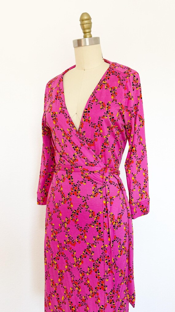 2000s Diane Von Furstenberg Wrap Dress / DVF Dres… - image 8