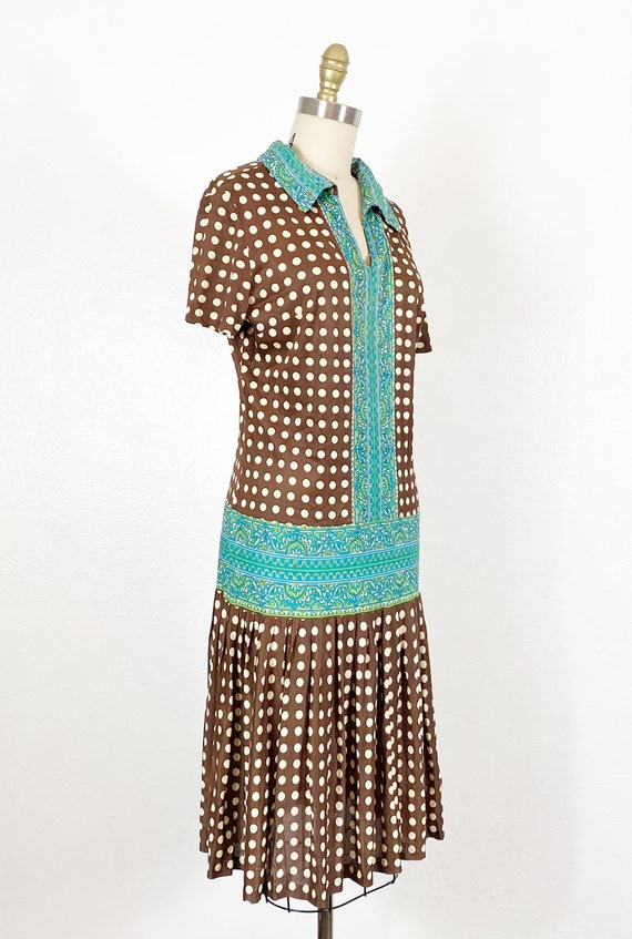 1960s Mod Dress - 1960s Day Dress - 1960s Drop Wa… - image 6