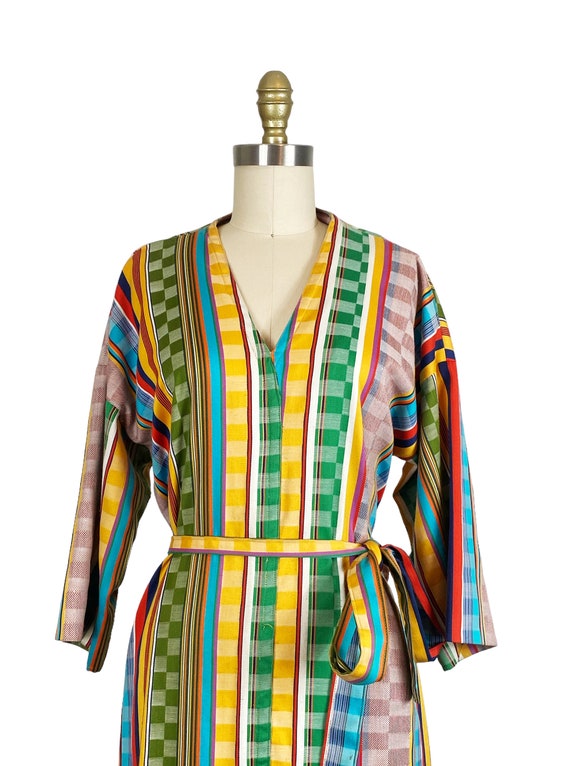 Vintage Caftan - 1970s Caftan - Rainbow Dress - S… - image 3
