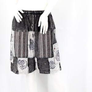 Handmade Cotton Patchwork Hippie Shorts Bohemian Style