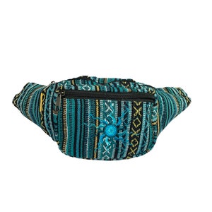 Riñonera hippie de diseño exclusivo, riñonera, riñonera, bolso de festival, paquete de viaje west pack / 100 % algodón / COMERCIO JUSTO / Hecho a mano con amor
