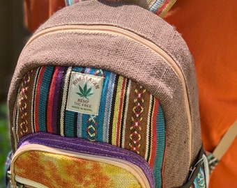 small hippie backpack