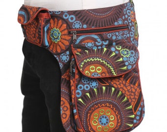 Einzigartiges Design Bauchtasche Hippie Tasche Hüfttasche Hüfttasche Tasche Festival Tasche Travel West Pack / 100% Baumwolle | FAIRER HANDEL | Handgemacht mit Liebe.