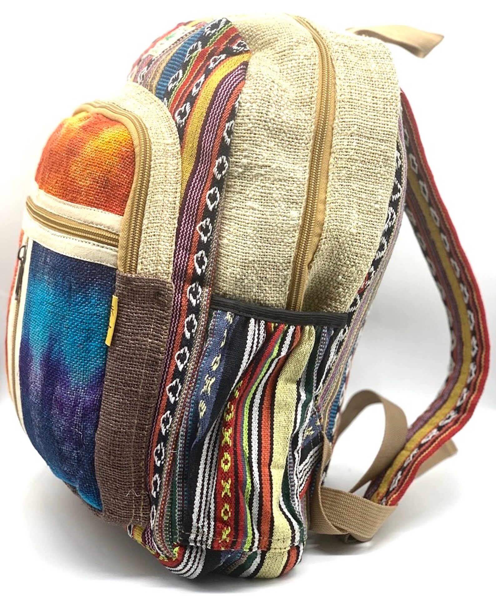 Himalaya Hemp Tie Dye Large Backpack Hippie Backpack Festival Etsy