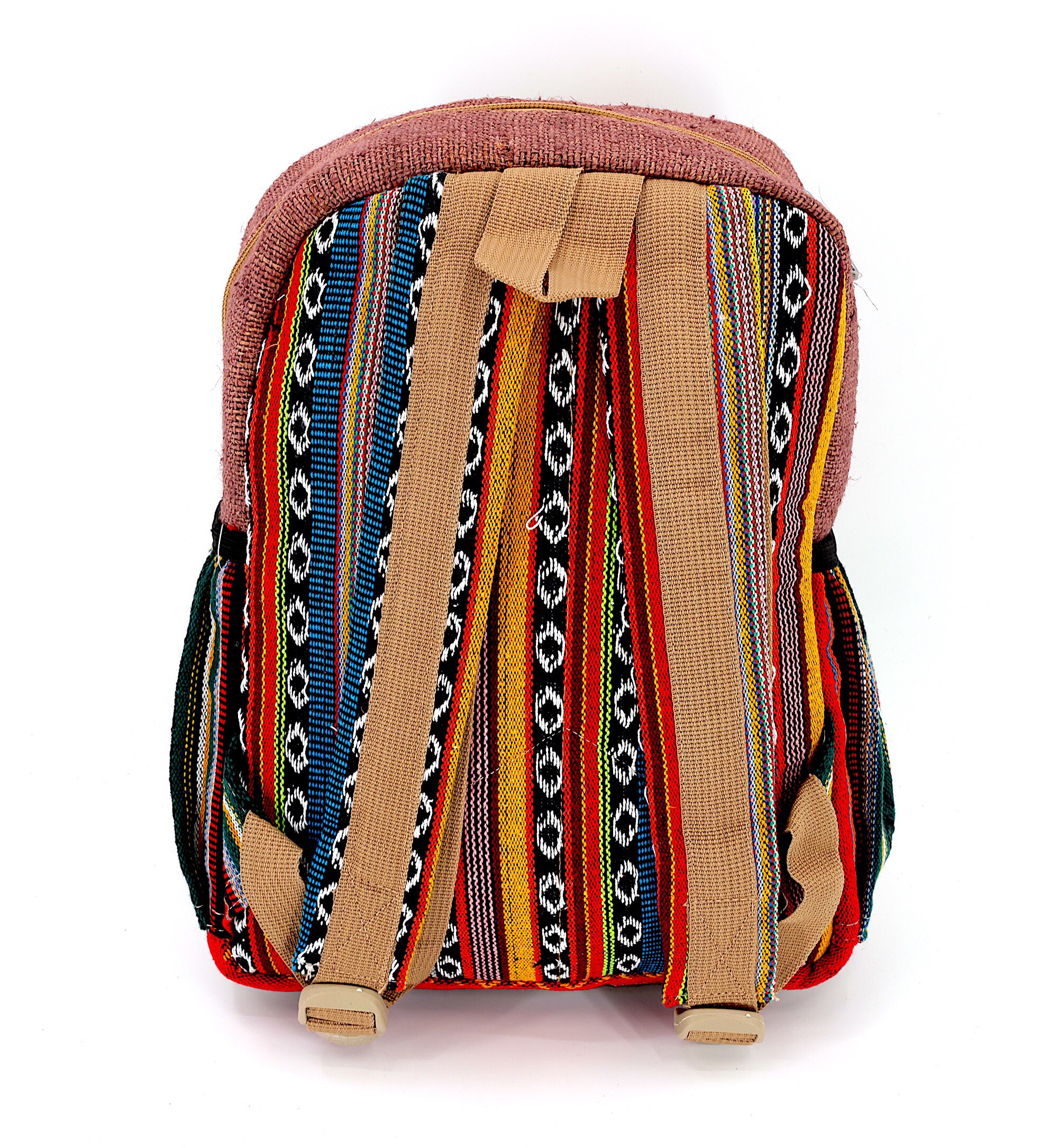 Hippie Backpack Purse for Women Boho Purses Hippie Canvas Crossbody Mini? Core Hemp Mini Backpack - Bodhi Boho main image 2