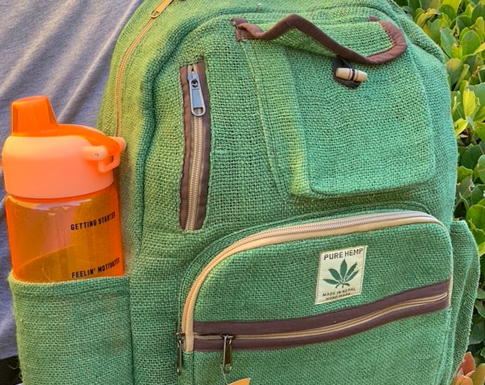 Unique Large Hemp Backpack Bohol Back Pack Hippie Bag Pack Etsy