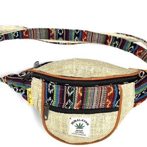 Himalayan Hemp Festival Belt Bag Multi-Pocket Hip Pack