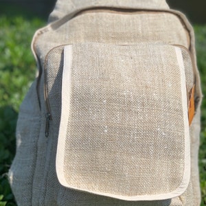 Himalayan Hemp Sling Backpack Fair Trade Festival Hippie Bag
