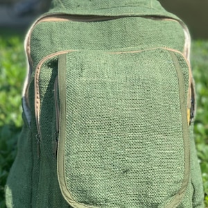 Himalayan Hemp Sling Backpack Fair Trade Festival Hiking Bag
