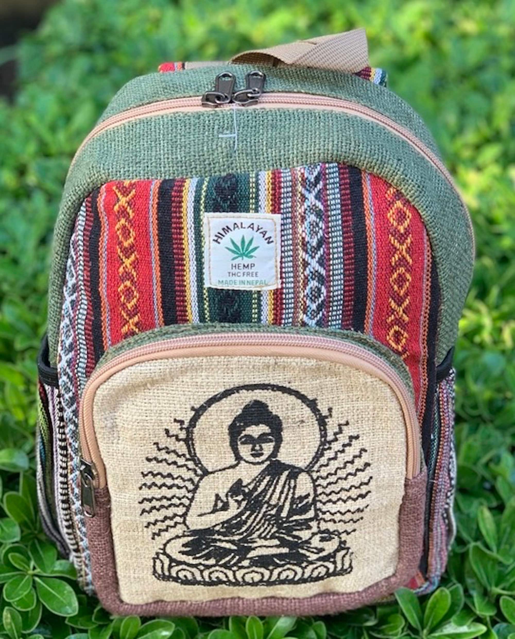 Unique Himalaya Chanvre Sac à dos Petit sac à dos Hippie Sac à dos