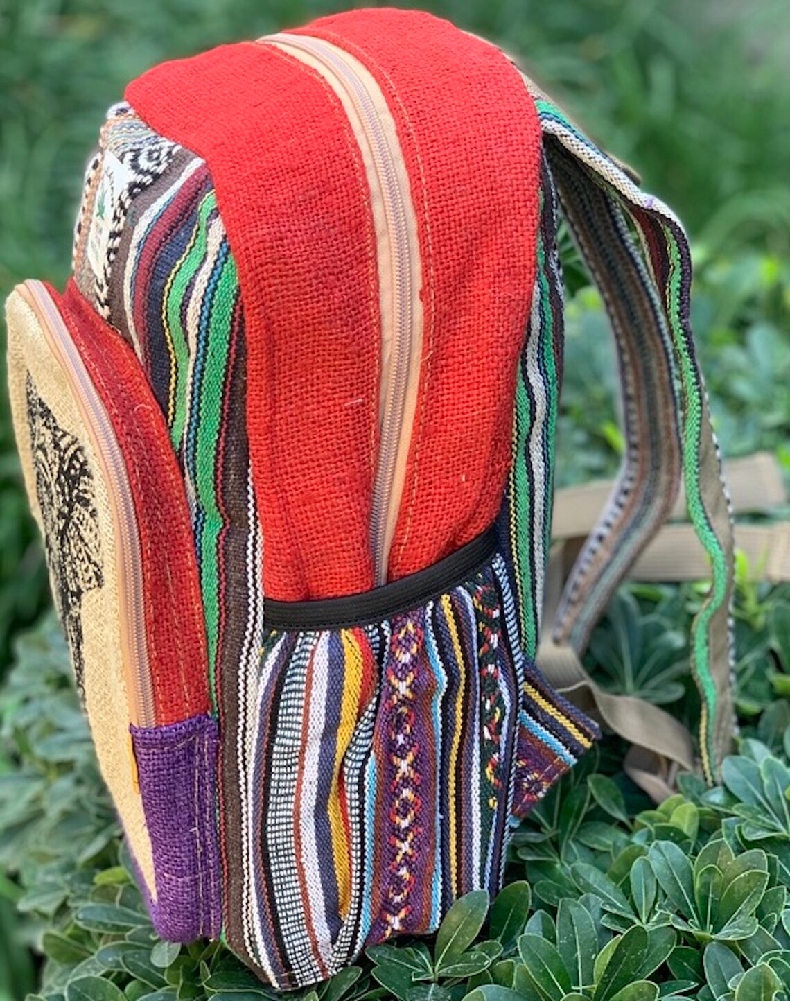 Sac à dos Mochila Kala Camp - Au Chanvre sauvage de l’Himalaya fait main au Népal