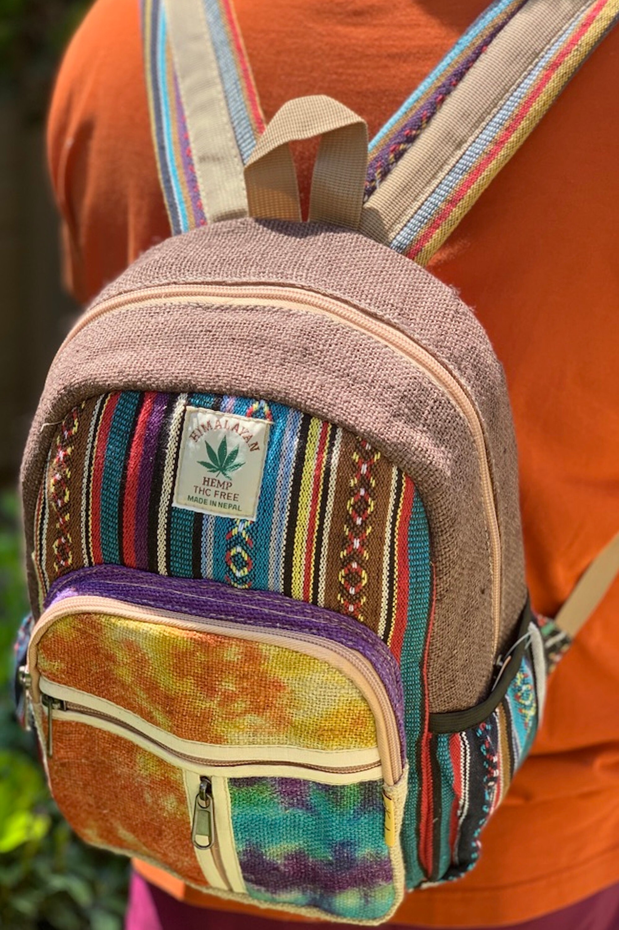 hemp bookbag