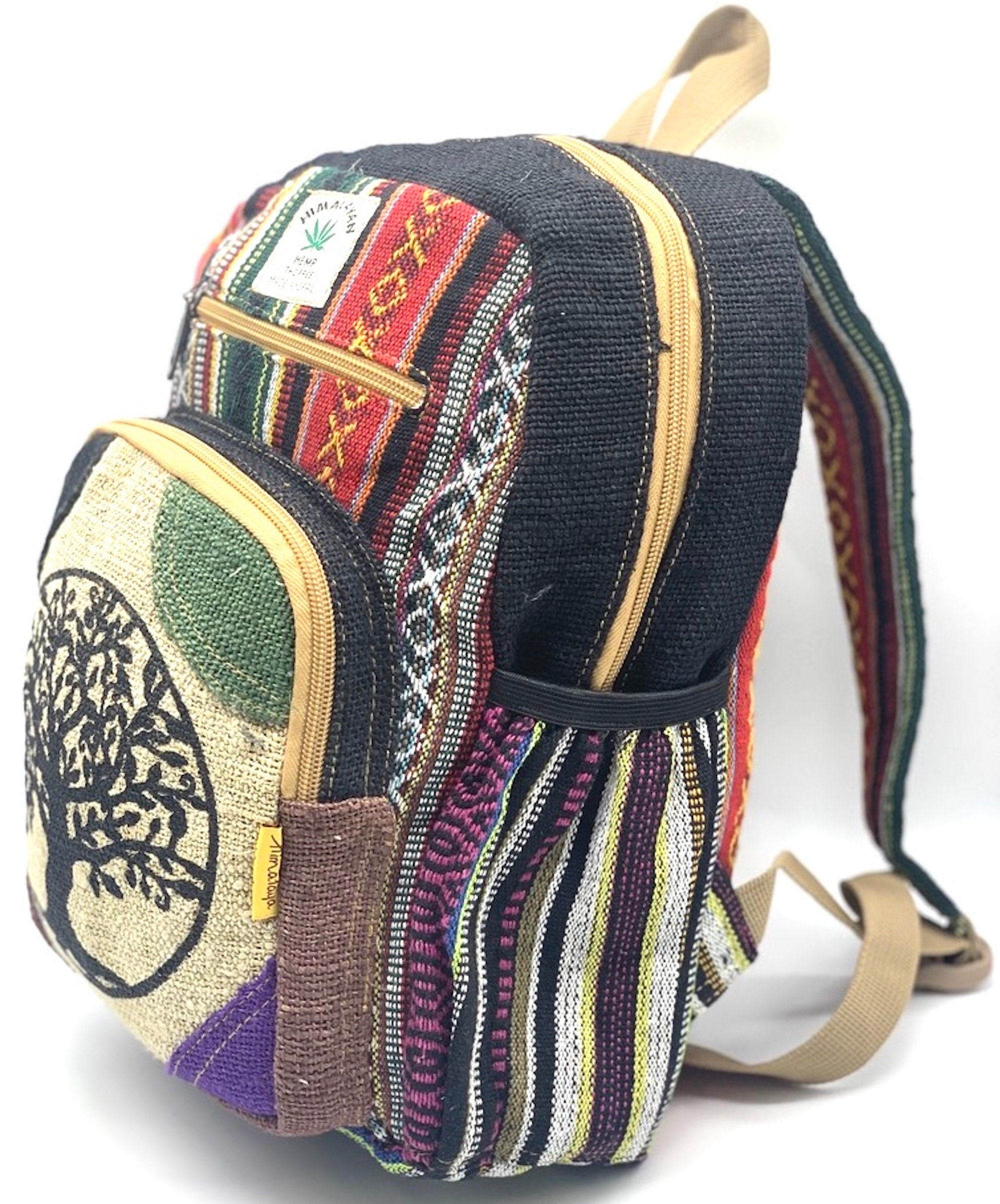 Unique design Himalaya Hemp Backpack Small Backpack Hippie Etsy