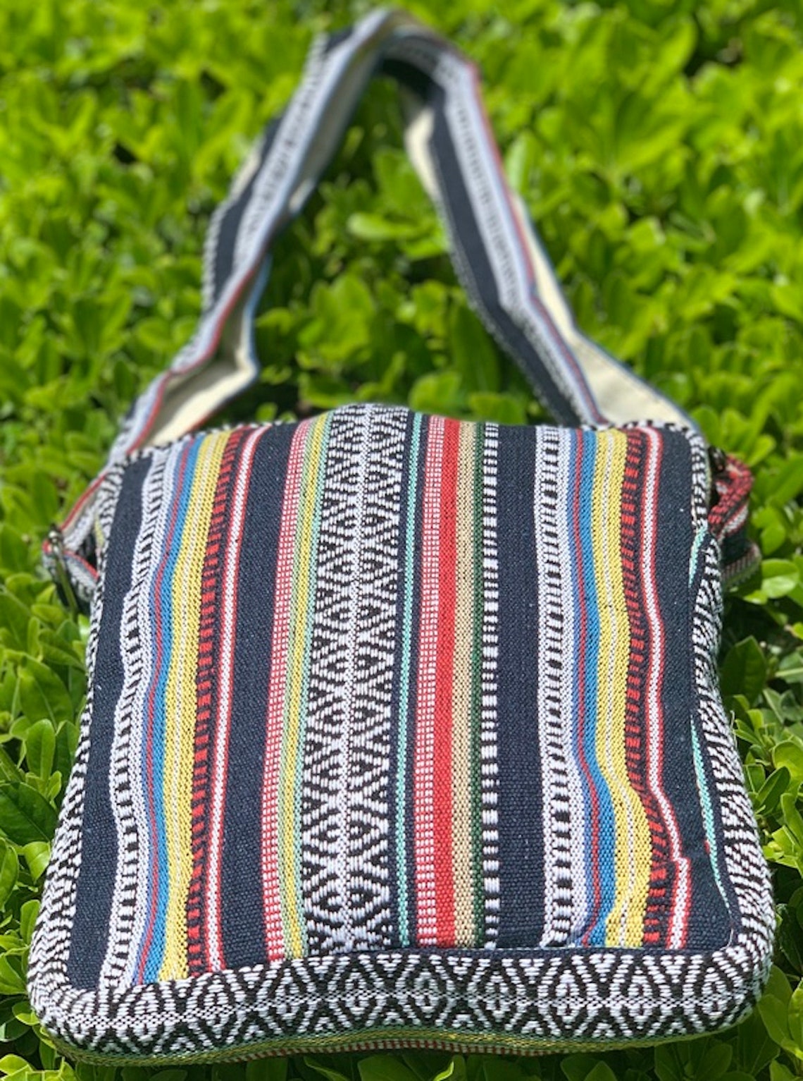 Unique Himalaya Hemp Boho Tablet crossbody bag Hippie Bag Etsy