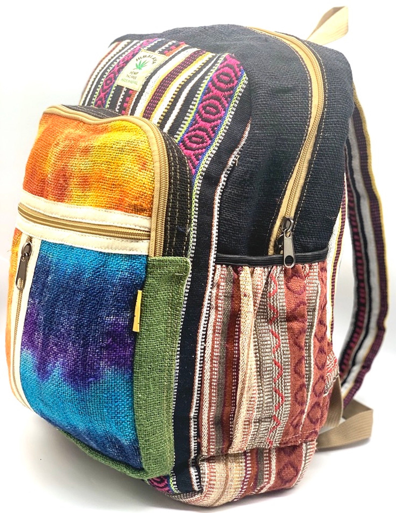 Himalaya Hemp Tie Dye Large Backpack Hippie Backpack Festival Etsy
