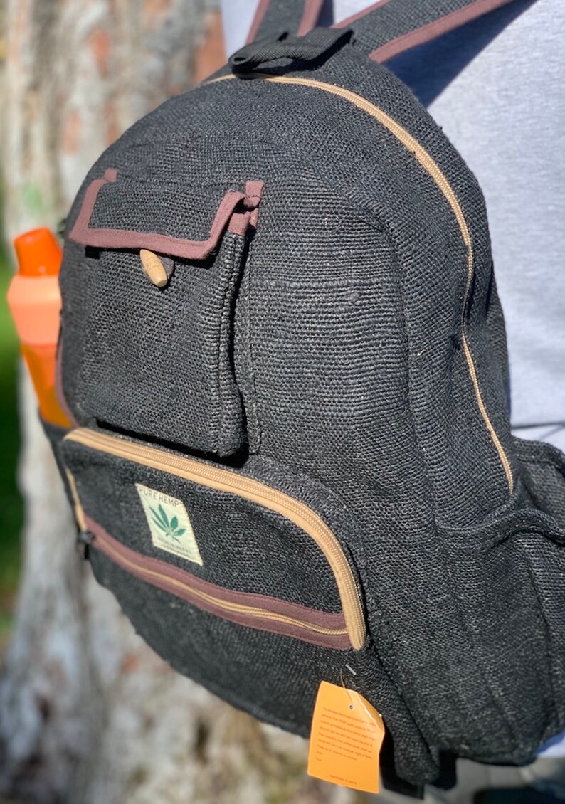 Unico zaino di canapa grande Bohol Back Pack Hippie Bag Pack | Etsy Italia