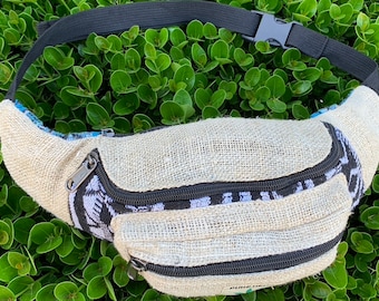 Himalayan Hemp Fanny Pack Handmade Fair Trade Festival Bag