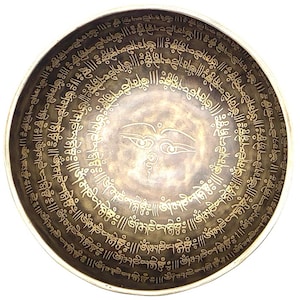 Authentic Hand beaten Tibetan singing bowl for Meditation peace & love Mindfulness Yoga-Chakra Sound Healing