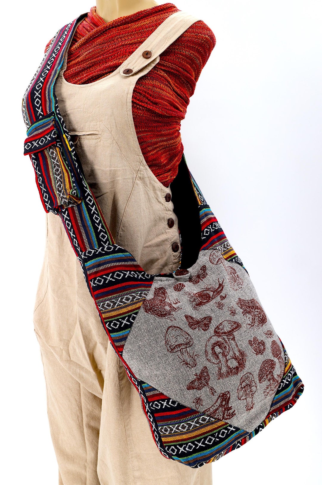Unique Designed Frog, Mushroom, Snail Print Handmade Photo Frame Style Crossbody Bag, Messenger Bag, Handmade Bag, Eco-friendly Product - Etsy Unique Designed Frog, Mushroom, Snail Print Handmade Photo Frame Style Crossbody Bag, Messenger Bag, Handmade Bag, Eco-friendly Product - Etsy