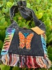 Unique Cotton Boho Passport crossbody bag Hippie Bag Festival Bag Travel Bag 100% Cotton|100 VEGAN| FAIR TRADE | Handmade with Love 