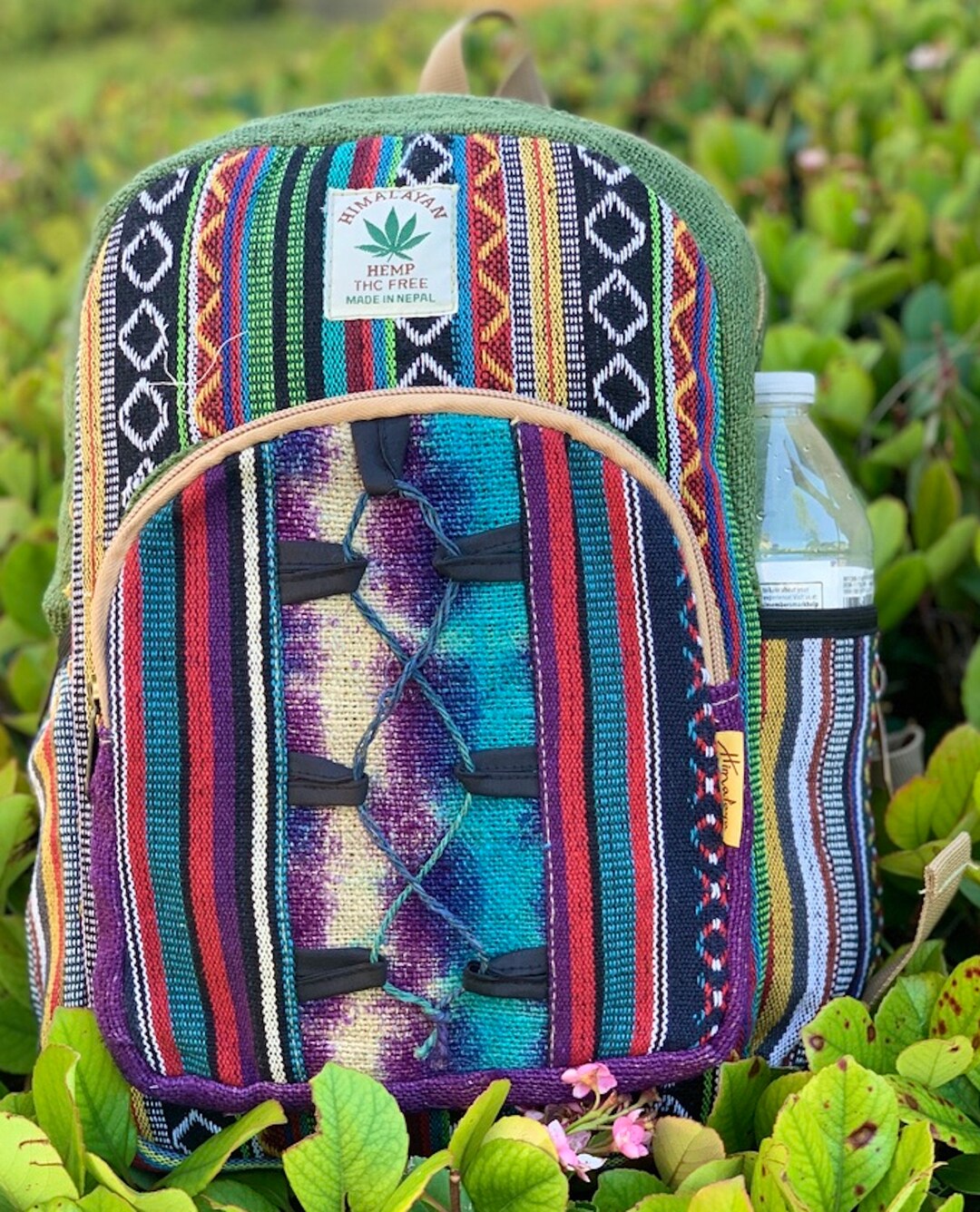 Unique Tie Dye Mini Hemp Backpack Small Backpack Hippie Etsy
