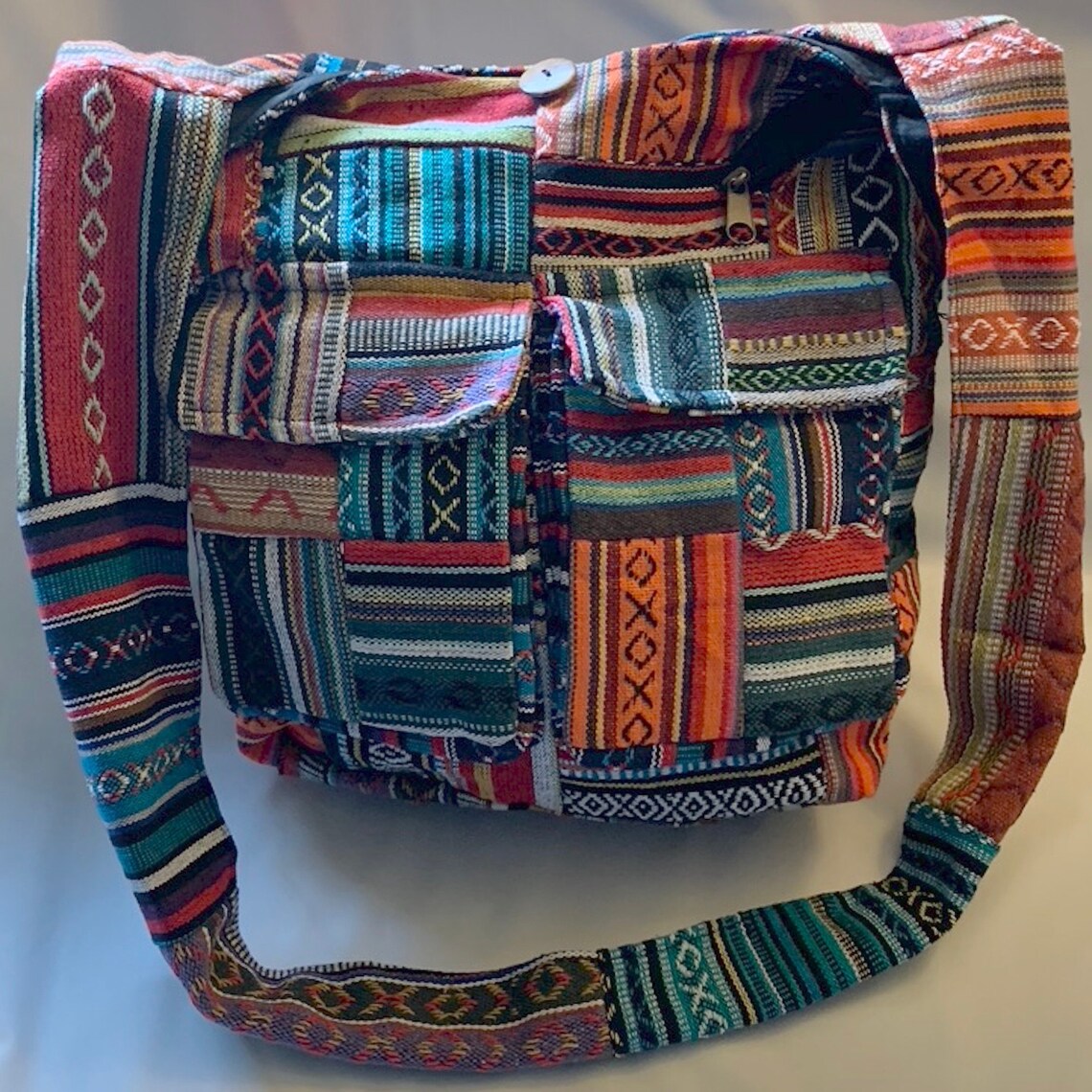 Unique Design Cotton Boho iPad crossbody bag Hippie Bag Etsy