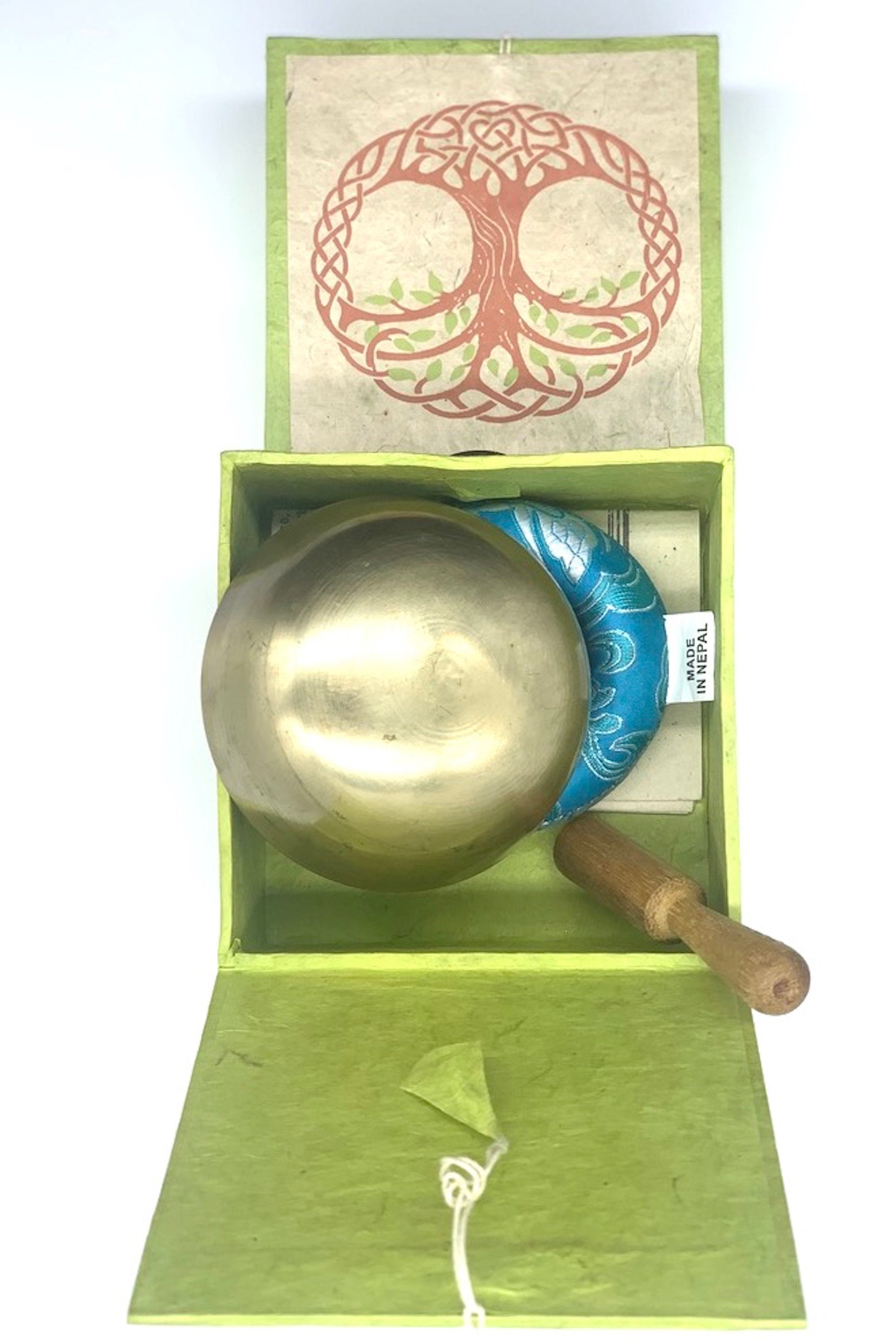 ハンドメイドの生命の樹シンギングボウルセット 3.5インチ サウンド
