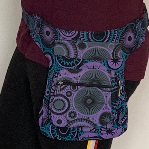 100 Cotton Multipurpose Waist Pack Bag Festival Belt Bag Etsy