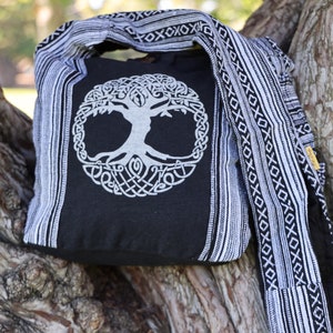 Tapestry Hippie Crossbody Bag Cotton Boho Sling Bag