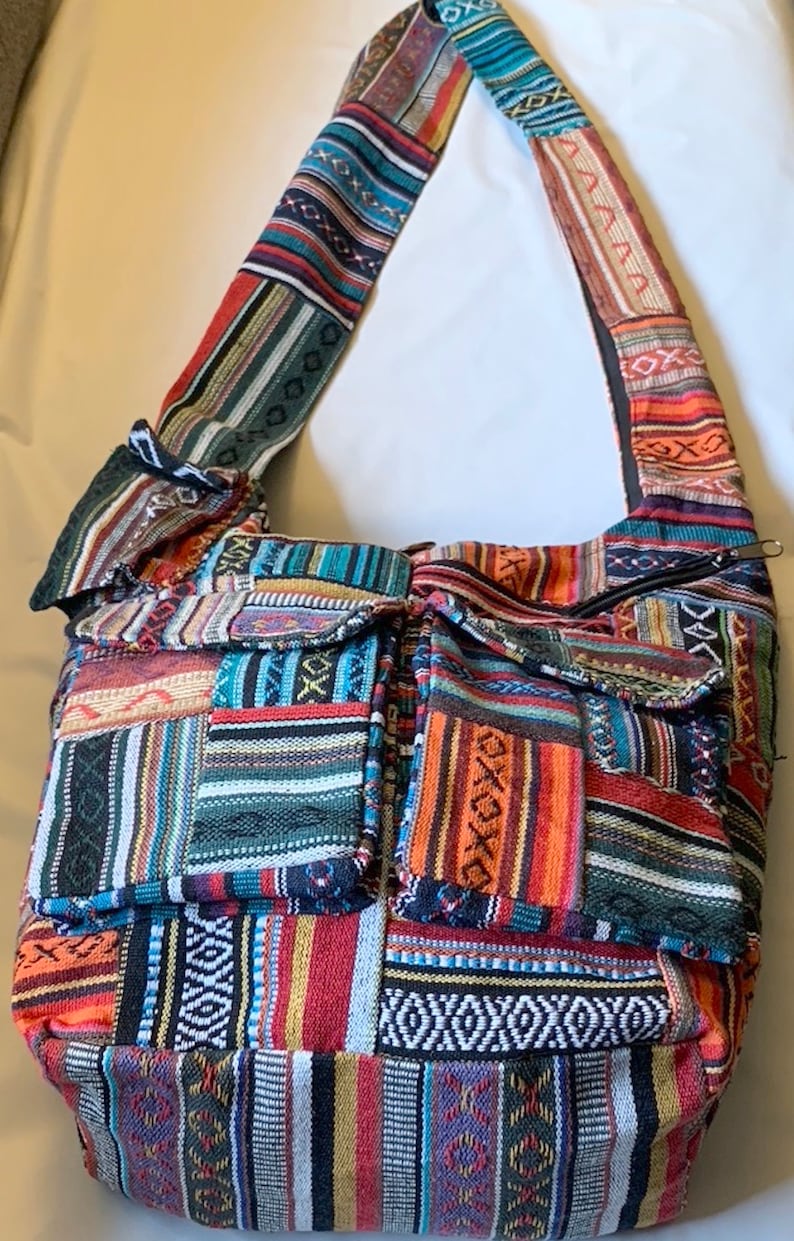 Unique Design Cotton Boho iPad crossbody bag Hippie Bag | Etsy