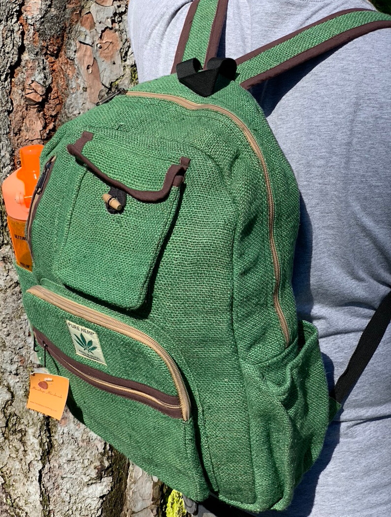 Unique Large Hemp Backpack Bohol Back Pack Hippie Bag Pack Etsy