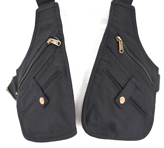 Canvas Utility Vest Bag Unisex Festival Holster bag