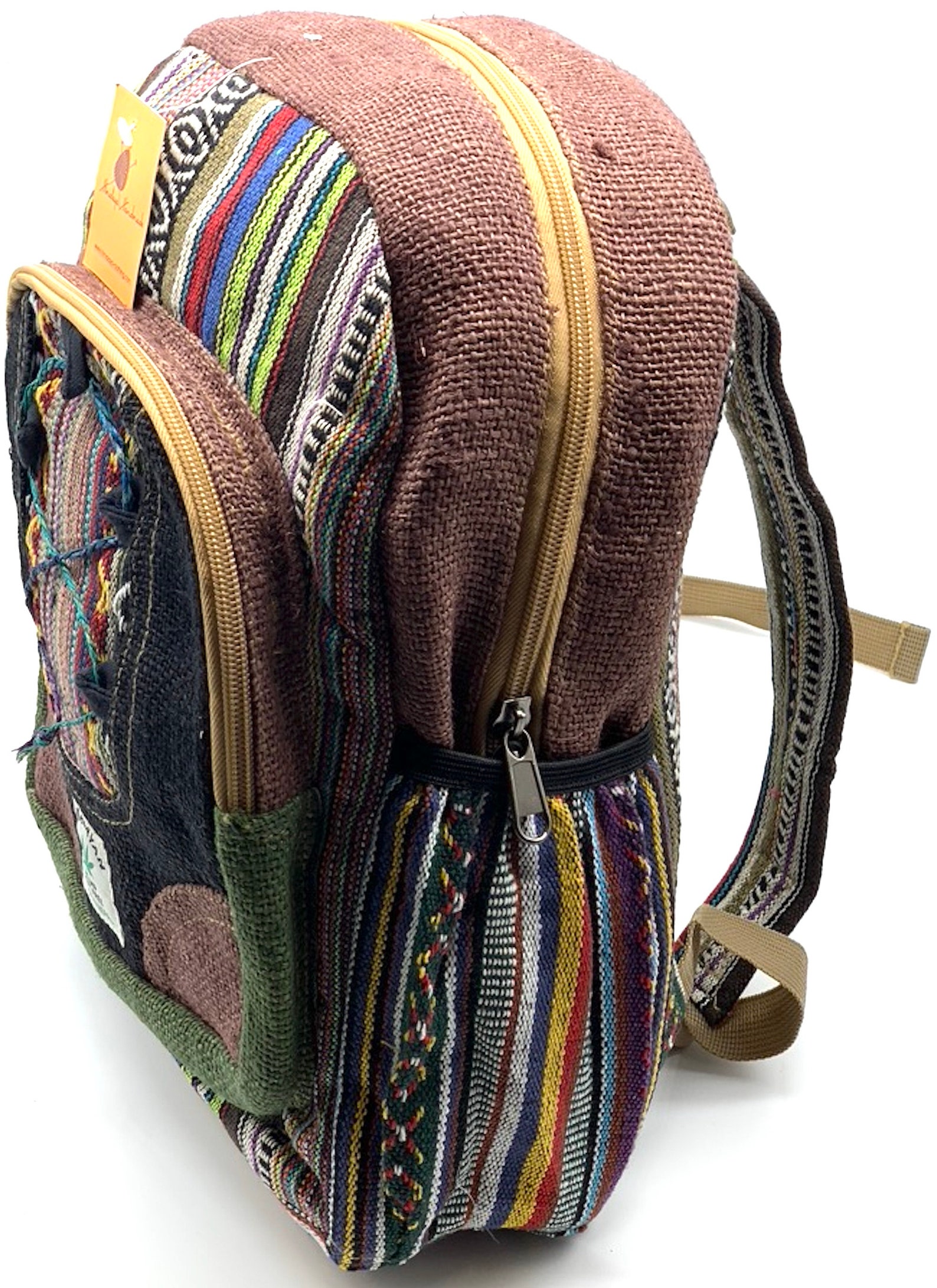 Himalaya 100 Hemp Backpack Small Backpack Hippie Backpack Etsy