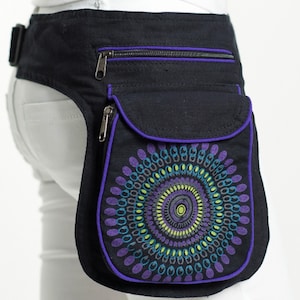 Unique design Fanny Pack Hippie Bag Hip Bag waist Pack Bag Festival Bag Travel west pack / 100% cotton| FAIR TRADE | Handmade with Love
