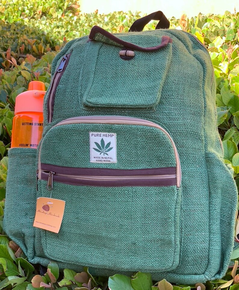 Unique Large Hemp Backpack Bohol Back Pack Hippie Bag Pack Etsy