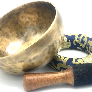 Authentic Hand battu bol de chant tibétain pour la paix méditation et l’amour Mindfulness Yoga-Chakra Sound Healing