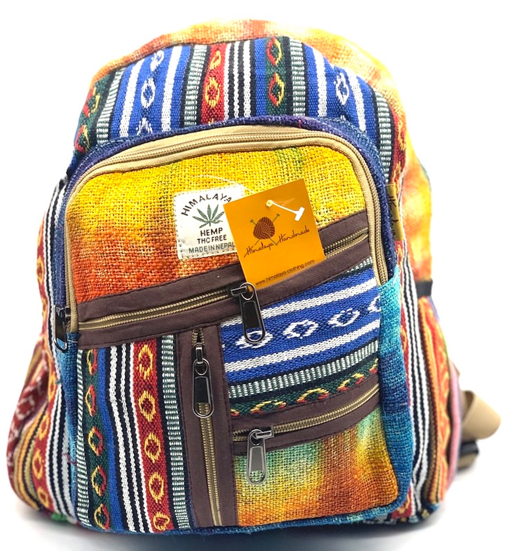 Unique design Himalaya Hemp Backpack Small Backpack Hippie Etsy