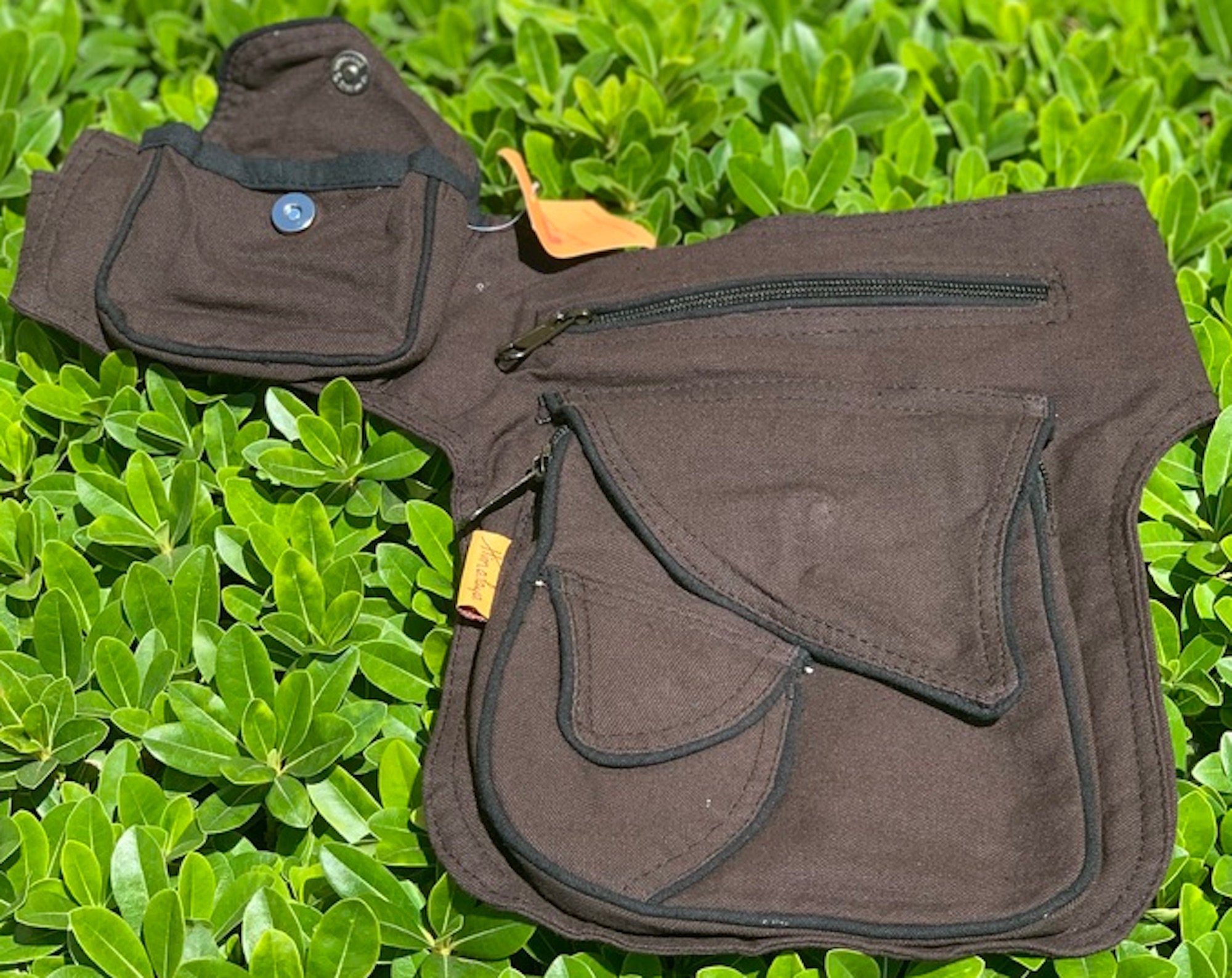 100 Cotton Multi Purpose Waist Pack Bag Festival Belt Bag Etsy