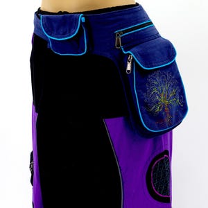 Unique designed cotton multipurpose Tree of Life Fanny Pack | Hip Bag| Hippie Bag | Bum Bag | Festival Bag | Handmade Product