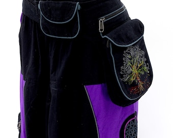 Tree of Life Cotton Fanny Pack Handmade Hippie Festival Bum Bag