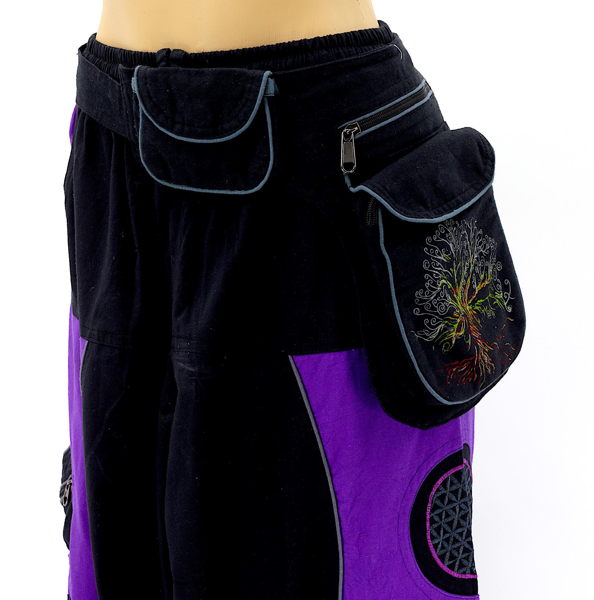 Tree of Life Cotton Fanny Pack Handmade Hippie Festival Bum Bag
